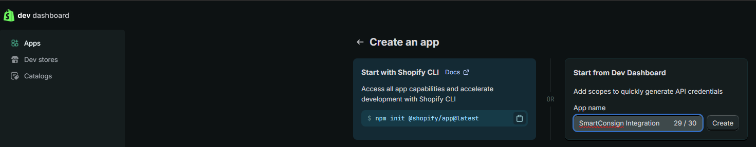 Create App